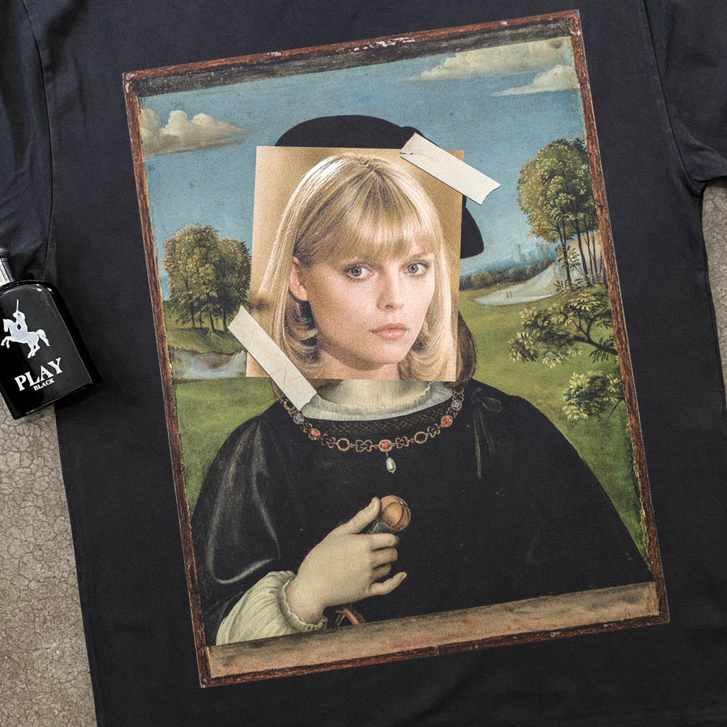 PFEIFFER 'SCARFACE RENAISSANCE' HEAVYWEIGHT BLACK T-SHIRT
