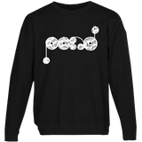 White Logo [BLACK] Sweatshirt