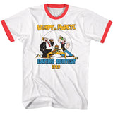 Popeye - Eating Contest - Short Sleeve - Adult - Ringer T-Shirt