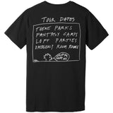 Vintage Tour Dates [BLACK] T-shirt