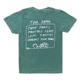 Vintage Tour Dates [GREEN] T-shirt