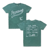 Vintage Tour Dates [GREEN] T-shirt
