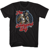Powertown - Junkyard And Chainlink - Black Short Sleeve Adult T-Shirt