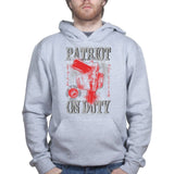 Unisex Patriot On Duty Hoodie Style001
