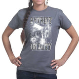 Ladies Patriot On Duty T-shirt Style001