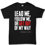 Get Out Of My Way (General Patton) Men's T-shirt Style001