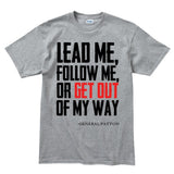 Get Out Of My Way (General Patton) Men's T-shirt Style001