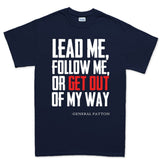 Get Out Of My Way (General Patton) Men's T-shirt Style001