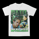 Paul Walker Green Graphic Tee Style001