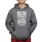 Peaceful and Violent Hoodie Style001