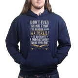 Peaceful and Violent Hoodie Style001