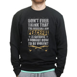 Peaceful and Violent Sweatshirt Style001
