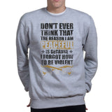 Peaceful and Violent Sweatshirt Style001