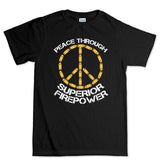 Peace Through Firepower Men's T-shirt Style001
