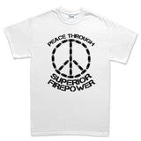 Peace Through Firepower Men's T-shirt