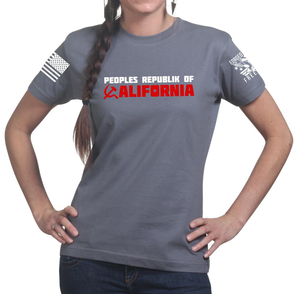 Peoples Republic of California Ladies T-shirt