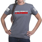 Peoples Republic of California Ladies T-shirt Style001