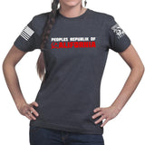 Peoples Republic of California Ladies T-shirt