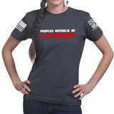 Peoples Republic of California Ladies T-shirt Style001