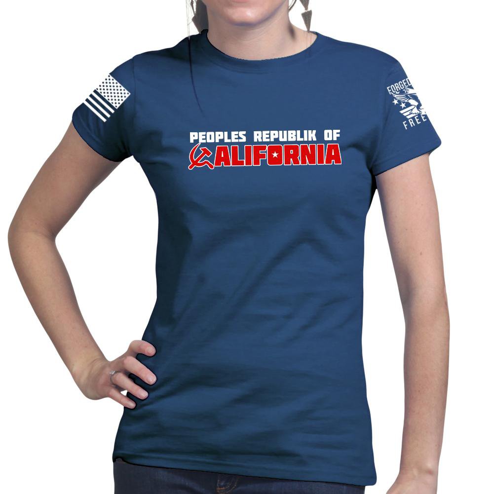 Peoples Republic of California Ladies T-shirt