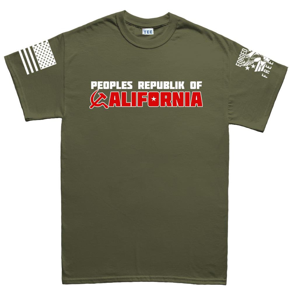 Peoples Republic of California Men's T-shirt Style001