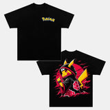 PIKACHU UNISEX ANIME INSPIRED VINTAGE T-SHIRTä¸¨POKÃ‰MON-[DS] Style001