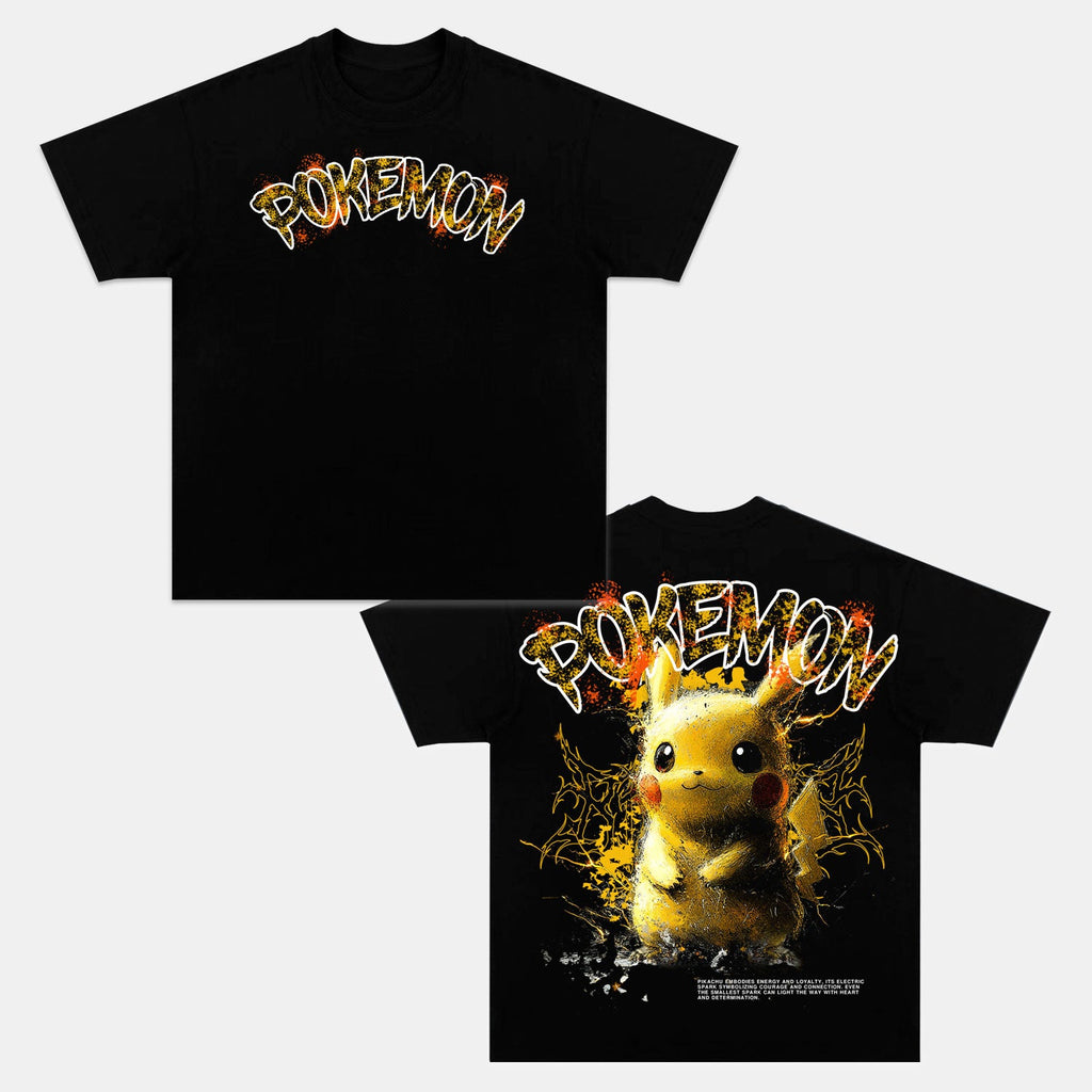 PIKACHU VINTAGE OVERSIZED TEEä¸¨POKÃ‰MON-[DS]
