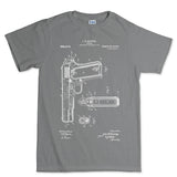Men's 1911 Pistol Blue Print T-shirt