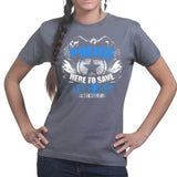 Ladies Police Saves Asses T-shirt Style001