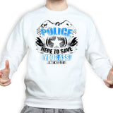 Unisex Police Saves Asses Sweatshirt Style001