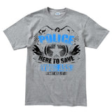Men's Police Saves Asses T-shirt