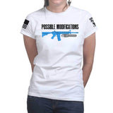 Possible Modifications AR Chainsaw Ladies T-shirt Style001