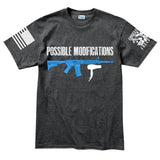 Possible Modifications AR Hair Dryer Men's T-shirt Style001