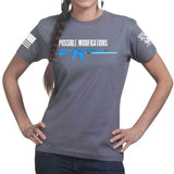 Possible Modifications AR Lightsaber Ladies T-shirt Style001