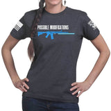Possible Modifications AR Lightsaber Ladies T-shirt Style001