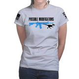 Possible Modifications AR Velociraptor Ladies T-shirt