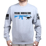 Possible Modifications AR Velociraptor Sweatshirt Style001