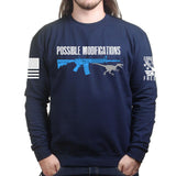 Possible Modifications AR Velociraptor Sweatshirt Style001