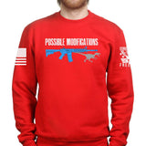 Possible Modifications AR Velociraptor Sweatshirt Style001
