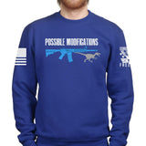 Possible Modifications AR Velociraptor Sweatshirt Style001