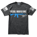 Possible Modifications AR Velociraptor Men's T-shirt Style001