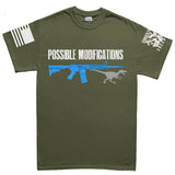 Possible Modifications AR Velociraptor Men's T-shirt Style001