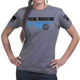 Possible Modifications Death Star Ladies T-shirt Style001