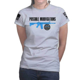 Possible Modifications Death Star Ladies T-shirt