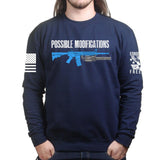 Possible Modifications Gatling Gun Sweatshirt Style001