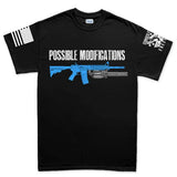 Possible Modifications Gatling Gun Men's T-shirt Style001