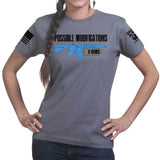 Possible Modifications AR H Bomb Ladies T-shirt