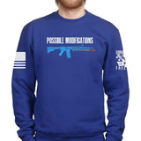 Possible Modifications Lucille Bat Sweatshirt