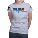 Possible Modifications Red Lightsaber Ladies T-shirt Style001