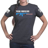 Possible Modifications Red Lightsaber Ladies T-shirt
